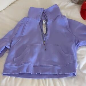 Purple Lululemon scuba size 0